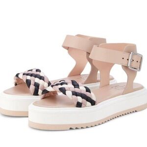 AGL Attilio Giusti- Mirea Platform Ankle Strap Sandal on Multirosa-38.5